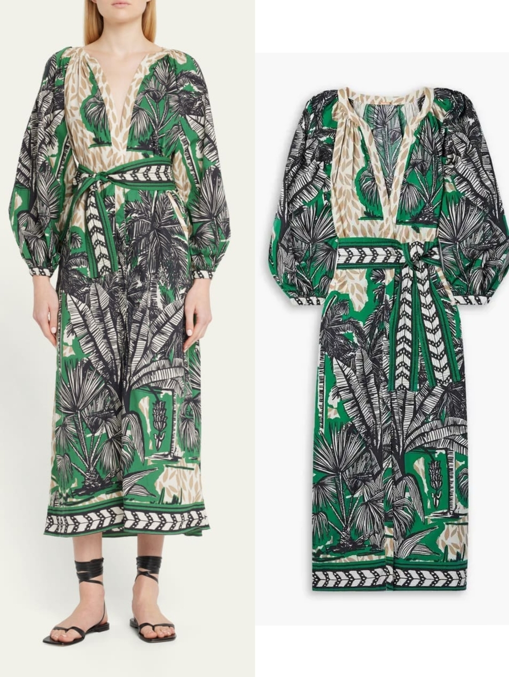 Johanna Ortiz Quiet Solitude Belted Tunic Dress